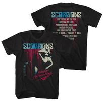 Scorpions Savage Amusement Albumas Dvišonė Vintažinė Marškinėliai Hard Rock Grupė Juodi Medvilniniai Unisex Marškinėliai S įvairiaspalvis