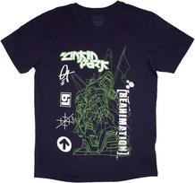Rock Off officially licensed products Men's Linkin Park Reanimation Robot Sketch T-Shirt Navy Blue S įvairiaspalvis