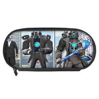 Skibidi Toilet Man Vs Monitor Man Titan Tv Man Pencil Case Pencil Compartment pencil case