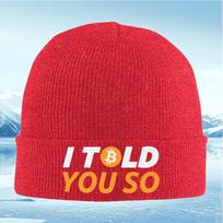 Bitcoin told you so crypto Unisex Women Unisex Knitted Hat Beanie Pullover Cap Winter Thermal Warm Christmas Outdoor Cycling Hiking