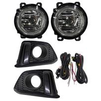Fog Lamp Set for Skoda Fabia, Halogen Yellow, 2008-2011