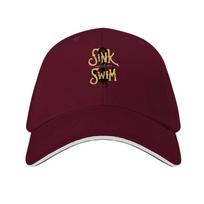 Sink or Swim Baseball Cap beach hat sun hat Unisex hat Anime Golf Women Unisex's