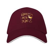 Happy New Year , New Year Crossover Party Baseball Cap derby hat Rugby Streetwear beach hat Hats For Women Unisex's