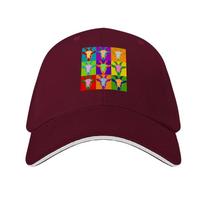 Goat Pop Art Graphic BIlly Goat Bright Color Retro Baseball Cap derby hat Dropshipping summer hat Unisexs Women's