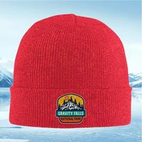 New Mountain Trees Sun National Park Falls Gravity Unisex Women Unisex Knitted Hat Beanie Pullover Cap Winter Thermal Warm Christma
