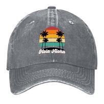 New Hola Aloha Palm Trees Baseball Cap Horse Hat Beach Funny hats party Hat Unisex Womens