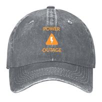 New Satisfactory Game  Power Outage Baseball Cap hard hat Vintage fishing caps Unisex party Hat Women Unisexs