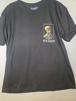 Van Gogh Skeleton Unisex Softstyle T-Shirt - Art Lover Apparel S įvairiaspalvis