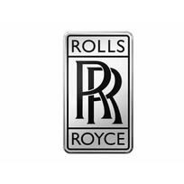 Senovinė Rolls Royce Sidabrinė Juoda Spalva Automobilio Radiatoriaus Mažas RR Logotipo Emblema Ženklelis