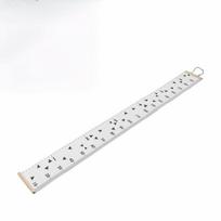 Dual Scale Mark Canvas Height Measuring Ruler 78.7x7.9in Home Growth Recording Chart  Living Room triangle