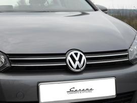 Vw Golf VI Mk6 - Chromuotos juostelės Grotelės Priekinė dalis Tiuningas