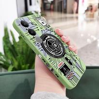 Mech Current Case For VIVO V29 V29E V27 V27E V25 V25E V23 V23E V21 V20 S1 Pro 4G 5G Silicone Cover S1 Pro šviesiai žalios spalvos