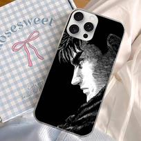 Berserk Guts Hot Anime Phone Case For iPhone 17 16 15 14 13 12 11 Pro Max Plus Satin Colorful Cover iPhone 17 Air