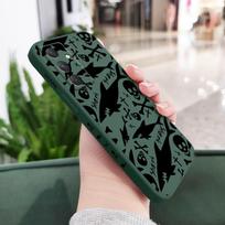 Ghost Shark Phone Case For Samsung Galaxy A56 A36 A26 A55 A35 A25 A15 A05 A05S A54 A34 A24 A14 A04 A04S A04E 4G 5G Cover Samsung A35 5G tamsiai žalia spalva