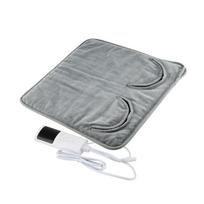 Washable Electric Heating Foot Pad Adjustable Settings Foot Warming Mat  Office EU Plug pilka