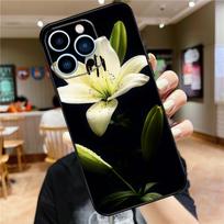 Colorful Flower Lily Case For iPhone 17 15 14 13 12 11 16 Pro Max Mini Plus 16e 17 Air Bumper Cover Accessories iPhone 17 Pro