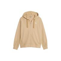 Puma Logo Print Zip-Up Sports Casual Hoodie Women jackets Camel 679597-84 L