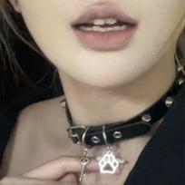 Grunge Jewelry Cat Claw Choker Punk Charms Skull Key Pendant Necklaces for Women Goth Accessories Korean Fashion Necklaces
