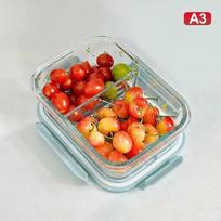 Kawayi Glass Fresh-Keeping Box Heat-Resistant Microwave Oven Bento Fridge Special Sealed Bowl Food Storage Containers A3