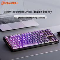 DAREU EK87 Pro 87-Key Tri-Mode Wireless Mechanical Keyboard violetinės spalvos gradiento spalva