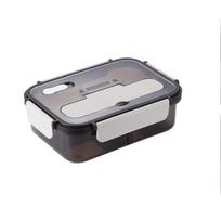 Portable Bento  Box With Compartments Leak-proof Technology 2.0 Vent Hole Embedded Design Lunch Box abrikosas