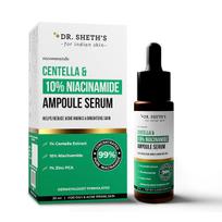 Dr. Sheth's Centella & 10% Niacinamide Face Serum 30 ml For Oil Control, Acne Scars & Skin Texture
