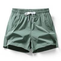 Summer Mens Sports Sweatpants Quick Drying casual Shorts Pockets Basic Solid Lightweight Pants Running Jogging S