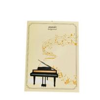 3D Pop up style stereo piano greeting cards high-end business gift universal greeting card thank you and blessing card gifts