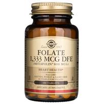 "Solgar Folate" 1333 mcg DFE (Metafolin® 800 mcg) - 100 tablečių