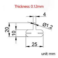 50 / 100pcs 18650 Nickel Plated Plate Power Li-ion Battery 0.1/0.12/0.15/0.2mm Nickel Sheet Spot Welding T Shape Nickel Tabs 50pcs
