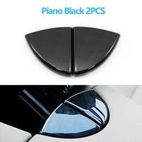 2 vnt. Automobilio centrinės konsolės dangtelio porankio užrakto fiksatoriaus atleidimo mygtuko dangtelis Mercedes Benz E klasės W211 2005-2008 E55 AMG E320 E500 Piano Black 2PCS black