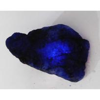 380 Ct Natural Sapphire Huge Rough Earth Mined CERTIFIED Blue Loose Gemstone 65.5 mm approx mėlyna