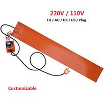 110V/220V Silicone Rubber Heating Pad Belt for Guitar Side Bending Electric Heater Plate Knob Temperature Controller Thermostat 220V EU Plug