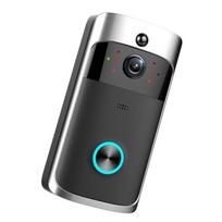 V5 Wireless Smart Doorbell PIR Detection 720P HD 166-degree Wide-angle Camera Doorbell Motion Sensing Security Protection Device
