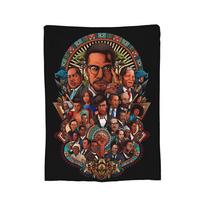 Black History Is American History Melanin African American  Blanket  Flannel Vintage Throw Blanket for Coverlet Summer 150x200cm