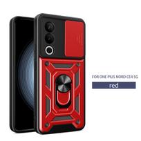 For OnePlus Nord CE4 Case OnePlus Nord CE4 Cover 1+nordce4 Magnetic Ring Holder Armor Phone Case Slide Camera Protect Back Cover OnePlus Nord CE4
