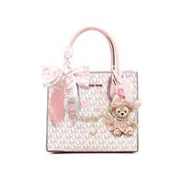 MICHAEL KORS handbag [Customized Bags] Series Literary, Elegant, Sweet and Cute Tote Bags, Tote Bags Light Summer Poetry Basic Pack (bag + dust bag) rožinė