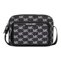 MICHAEL KORS COOPER brand logo classic logo printed all over camera bag shoulder crossbody bag men's black juoda