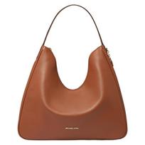 MICHAEL KORS Nayla Nayla Lazy Logo Print Artificial Leather Shoulder Bag Medium Women's Brown ruda