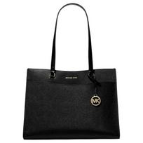 MICHAEL KORS Jet Set Travel Metal Brand Logo Cowhide Tote Bag Tote Bag Shopping Bag Shoulder Handbag Women's Black juoda