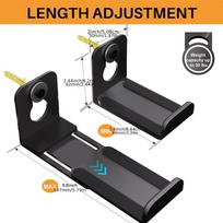 Soundbar Wall Mount Bracket for Samsung Bose LG Sony JBL Sonos More Mount Under TV Holds Up to 33 Lbs 1pcs juoda
