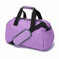 Large Capacity Sports Gym Bag Multi Pockets Travel  Duffel Bag Portable Fitness Tote  for Women Men violetinė