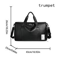 Large capacity light travel bag, carry  luggage, weekend business travel bag, dry wet separati