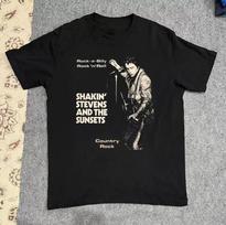 Shakin' Stevens And The Sunsets Cotton Unisex T-Shirt S To 5XL SB153 Unisex T-Shirt S įvairiaspalvis