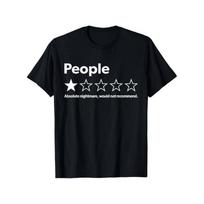 One Star Absolute Nightmare Would Not Recommend Funny Review T-Shirt S įvairiaspalvis