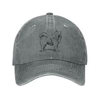 Personalized Cotton Siberian Husky Dog Baseball Cap Outdoor Unisex Women's Adjustable Dad Hat Autumn Adjustable