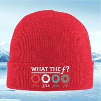 New Aperturewith fstopsblack background Unisex Women Unisex Knitted Hat Beanie Pullover Cap Winter Thermal Warm Christmas Outdoo