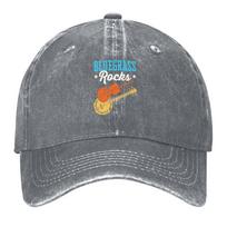 New Bluegrass Rocks Country Music Lover Musician Baseball Cap Sports Cap sun hat Cosplay fashionable Womens Unisexs