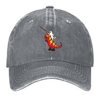 New Unicorn Cat Riding Lightning TRex Baseball Cap New Hat Mountaineering Ball Cap Golf Hat Golf Unisex Womens
