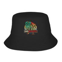 Unisexs Matching Family Dadasaurus TRex FatherS Day Bucket Hat  Hawaii FisherUnisex Caps For Unisex Visor Hats Soft Fold Printed Cap One Size